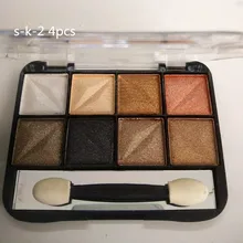 8 цветов Перламутровые черные розовые тени для век хорошего качества