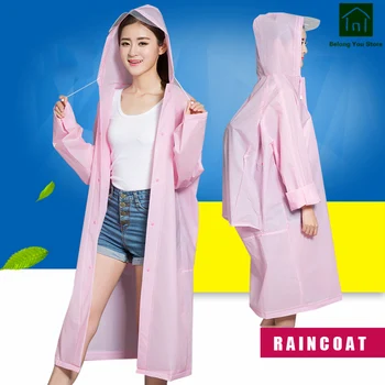 

Outdoor Travel Hiking Raincoat Women Adult Waterproof Men Poncho Rain Coat Fabric Capa De Chuva Feminina Backpack Man QKR087