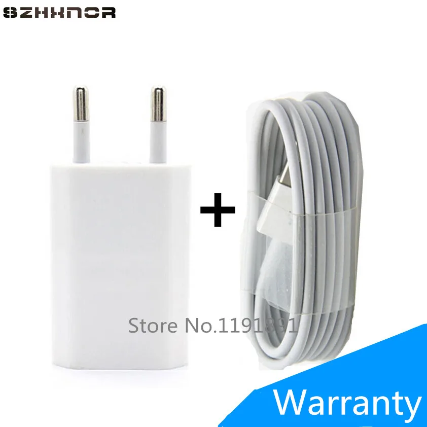 

For Iphone 7 8 5 6 PLUS Original USB Wall Safe battery Charger + 8pin USB Data Sync Charging Cable For iphone X XS MAX XR ipod