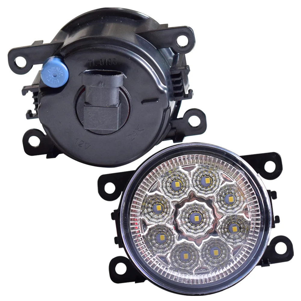 

1Pair 12V DRL Fog Lamps Lighting 9W LED For Renault Twingo Hatchback CN0 2007-2015 Fog Lights High Brightness Fog Lamps