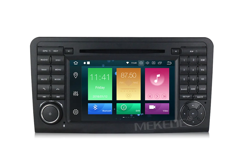 Perfect 4G RAM 8 CORE ANDROID 8.0 CAR DVD player For Benz GL ML CLASS W164 ML350 ML500 X164 GL320 GPS stereo radio BT WIFI free shipping 26