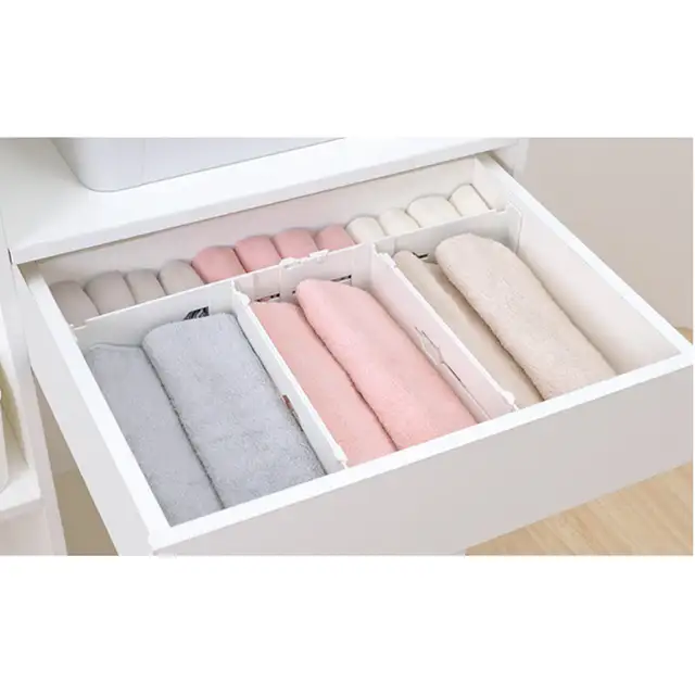 Retractable Adjustable Stretch Plastic Drawer Divider Organizer