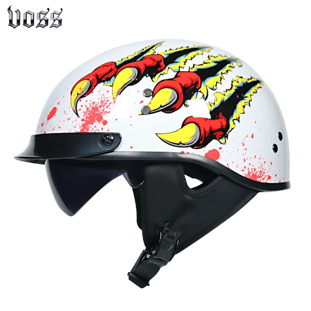 Motorcycle Helmet Knight Retro Helmet 