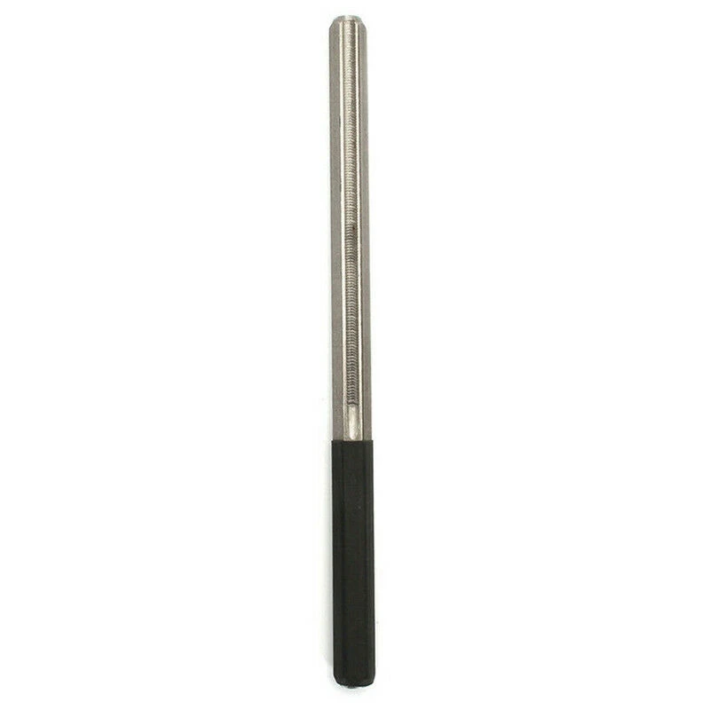 

3 in 1 Guitar Fret Crowning File Hexagon File with 3 Size Edges Luthier Musical Instrument Wire Repair and Polishing Tool