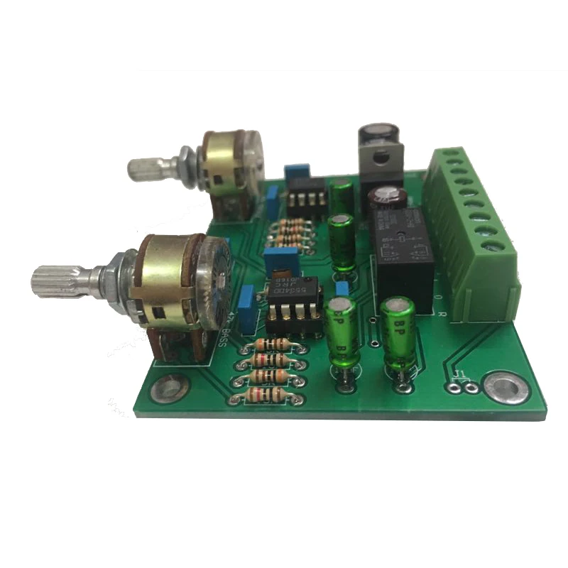JRC5534DD Hi Fi предусилитель усилитель доска бас ВЧ звук тон Управление пре