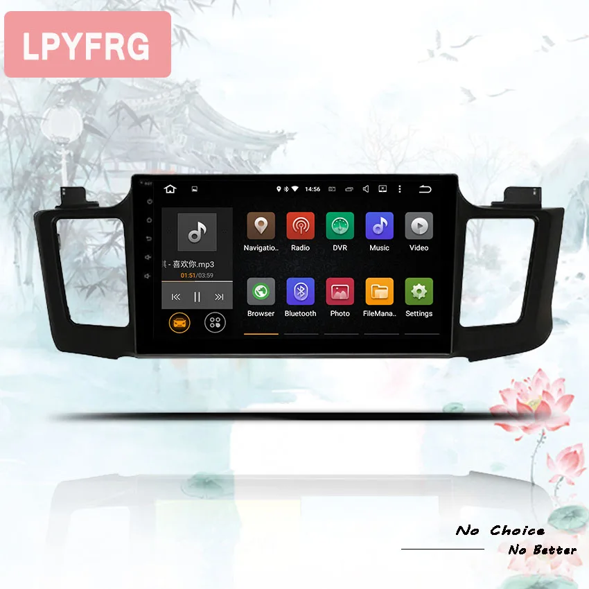 Автомобильный мультимедийный плеер android 10 0 для Toyota RAV4 2016-2018 19 PS Touch Octa Core HD 1024*600