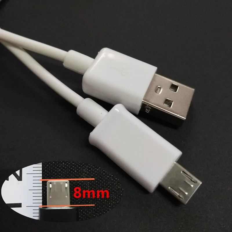 9 мм длинный наконечник Micro USB глубокий разъем 1 м кабель+ 5V2A зарядное устройство для HOMTOM ZOJI Z8 Z7 Nomu S10 Pro S20 S30 мини Guophone V19