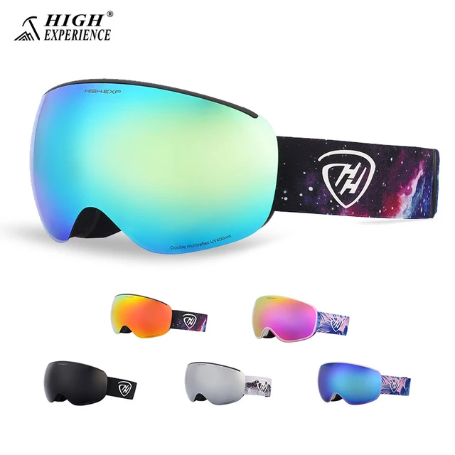 US $30.95 High Experience Men's Ski Goggles Skiing Glasses For Women Snowboard Goggles Man Big Snow Mask Skii