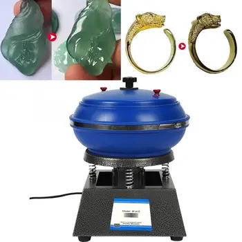

12In Vibratory Jewelry Polisher Grindering Tumbler Polishing FinisherMachine For Jewelry Jade Agate Gold Grinding Polishing