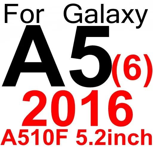 2 шт. закаленное Стекло для samsung Galaxy A3 A5 A7 A300 A510 A310 S5 S6 J5 J7 j510 j710 Экран защитная плёнка для НУА Вэй sklo - Цвет: A510 A5 2016