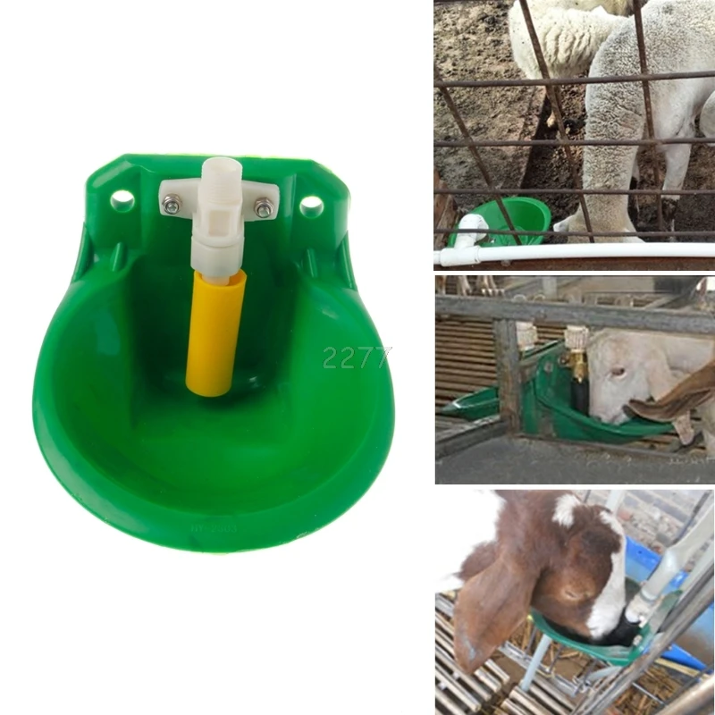 

Auto Nipple Water Bowl Sheep Cow Cattle Feeder Plastic Animal Pig Water feeding A26 dropshipping