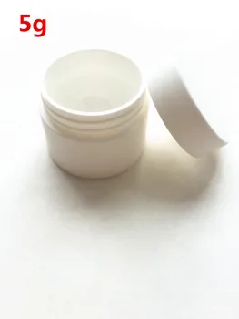 

Free Shipping 50pc 5g Small Empty Cosmetic Refillable Bottles Plastic Eyeshadow Makeup Face Cream Jar Pot Container Bottle