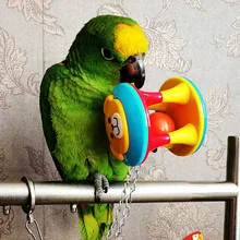 3 styles High Quality Pet Bird Bites Toy Parrot Chew Ball Swing Cage Hanging Cockatiel