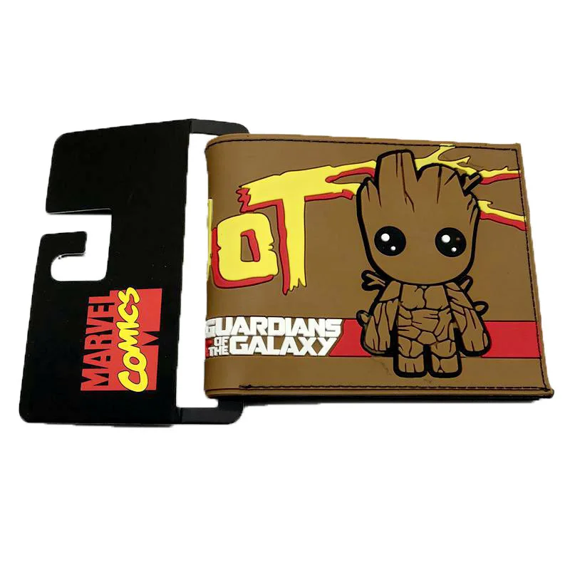 Guardians of the Galaxy Coin Short Wallets Bifold Men Purse New