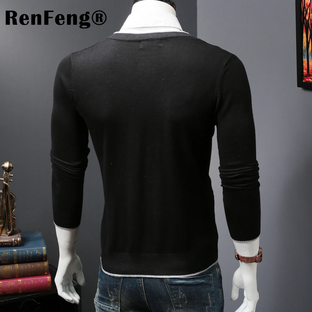 New spring summer 2018 Male knit cardigan sweater coat short Male a little shawl knitted jacket Men Striped Black Gray jumpers (2)