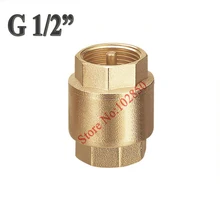 1/2 дюймовый вертикальный латунный обратный клапан для воды, нефти и газа