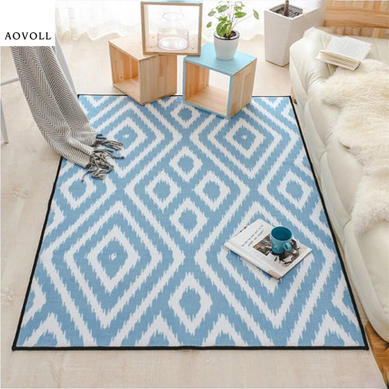 AOVOLL нейлоновый мягкий напольный коврик, ковры для гостиной, ковер для детской комнаты, ковер для спальни, Скандинавское украшение, Домашний Детский напольный коврик