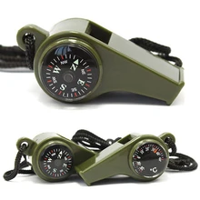 Whistle Compass Hiking-Accessory Survival-Tools Outdoor Camping Multi-Functional 3-In-1