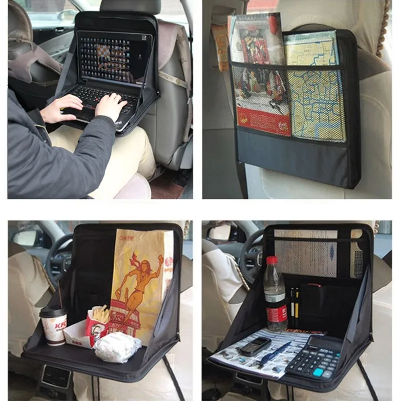Foldable Car Laptop Stand Car Seat/Steering Wheel Laptop/Notebook Tray