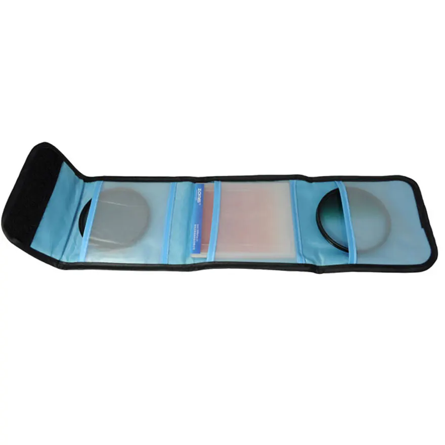 3 Pockets Camera Lens Camera UV CPL Filter Bag Case Protective Storage Case Filter Bag For Cokin P Series Full ND Gradient Color