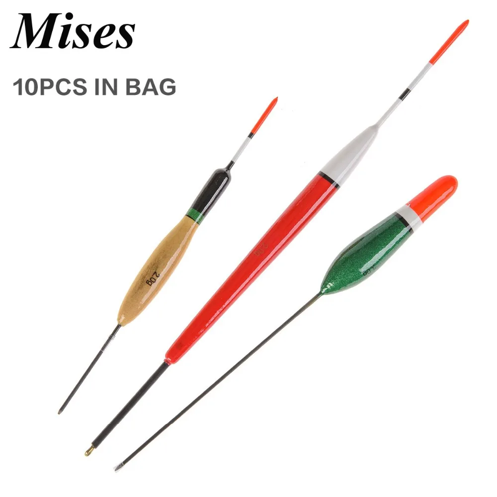 Mises Fortune Paulownia деревянный поплавок 14cm17cm22cm 10 шт. три типа атлетика рыбалка