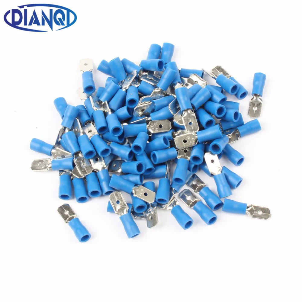 DIANQI MDD2 250 MDD2.5 250 male Insulated Spade Quick Connector