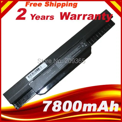 7800mAh Laptop Battery for ASUS K53 K53E X54C X53S X53 K53S X53E A32-k53 A42-k53 K43jc K43jm K43js K43jy K43s K43sc - 7800mAh Laptop Battery for ASUS K53 K53E X54C X53S X53 K53S X53E A32-k53 A42-k53 K43jc K43jm K43js K43jy K43s K43sc -