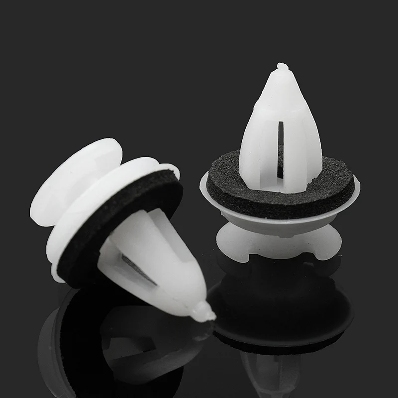 3mm 50Pcs Car Door Panel Clips With Seal Ring plastic Rivets Fastener