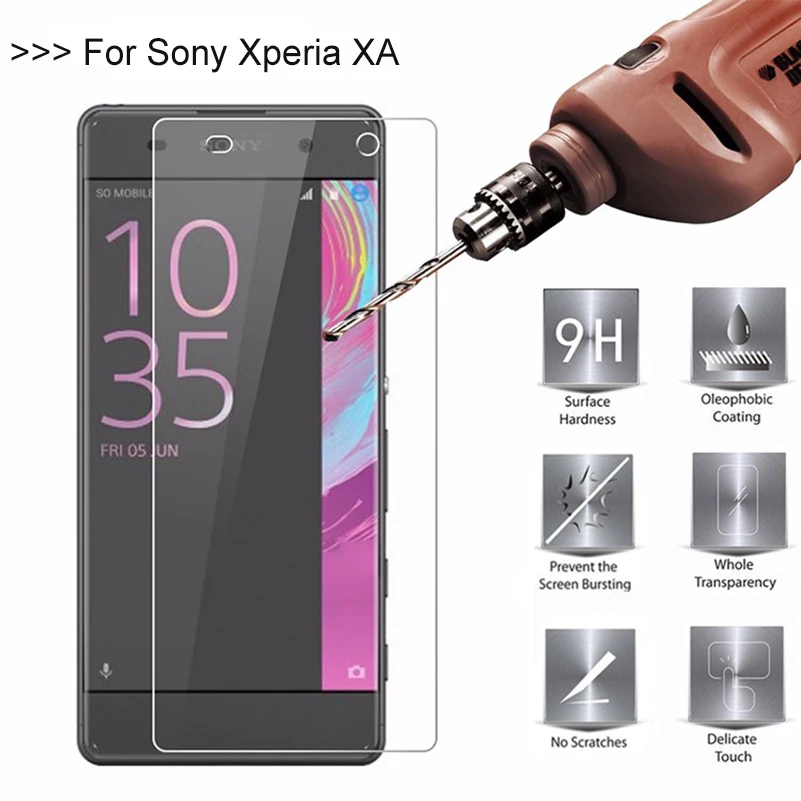 Защитная пленка из закаленного стекла для Sony Xperia XA1 Plus XA Ultra X Compact Performance XZ Премиум