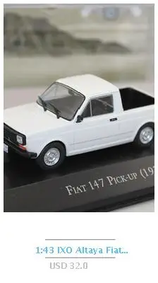 IXO алтайя 1:43 Renault Dauphine 1965 литье под давлением модели игрушки автомобиль Ограниченная серия Коллекция Миниатюрный