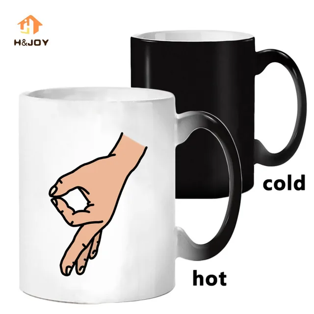 ceramic cups changing color