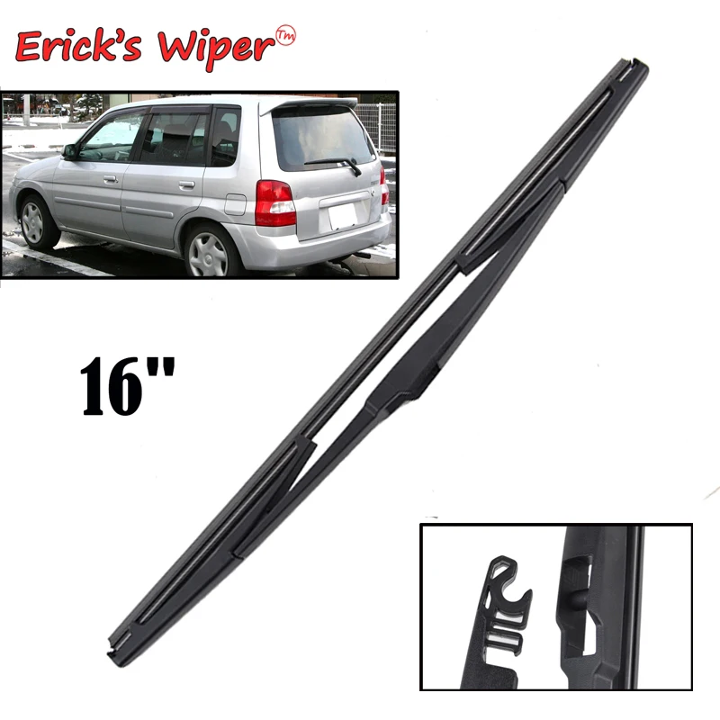 

Erick's Wiper 16" Rear Wiper Blade For Mazda Demio MK1 1998 - 2002 ( Not Fit Metal wiper ) Windshield Windscreen Rear Window