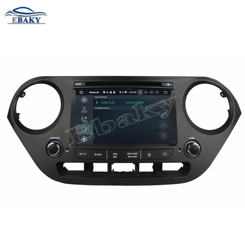 Best NaviTopia 7inch 4GB RAM 64GB ROM Octa Core Android 9.0 Car DVD Player For HYUNDAI  I10 2014-2015/GPS 18