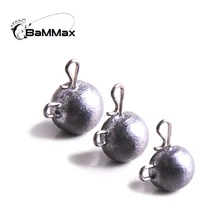 BamMax 5pcs/lot  2.8g 3.8g 4.8g  Universal counterweight  Round head jig lead Suitable for crank hook carp fishing tackle pesca