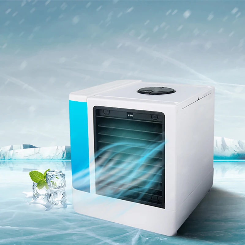 

Mini Usb Portable Air Conditioner Humidifier Purifier 7 Colors Light Desktop Air Cooling Fan Air Cooler Fan For Office Home