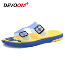 Сандалии Мужская обувь рыбалка воды пляжные сандалии сад сабо открытый Тапочки Для мужчин s слайды синий прозрачная обувь для мужчин Zuecos Hombre 44