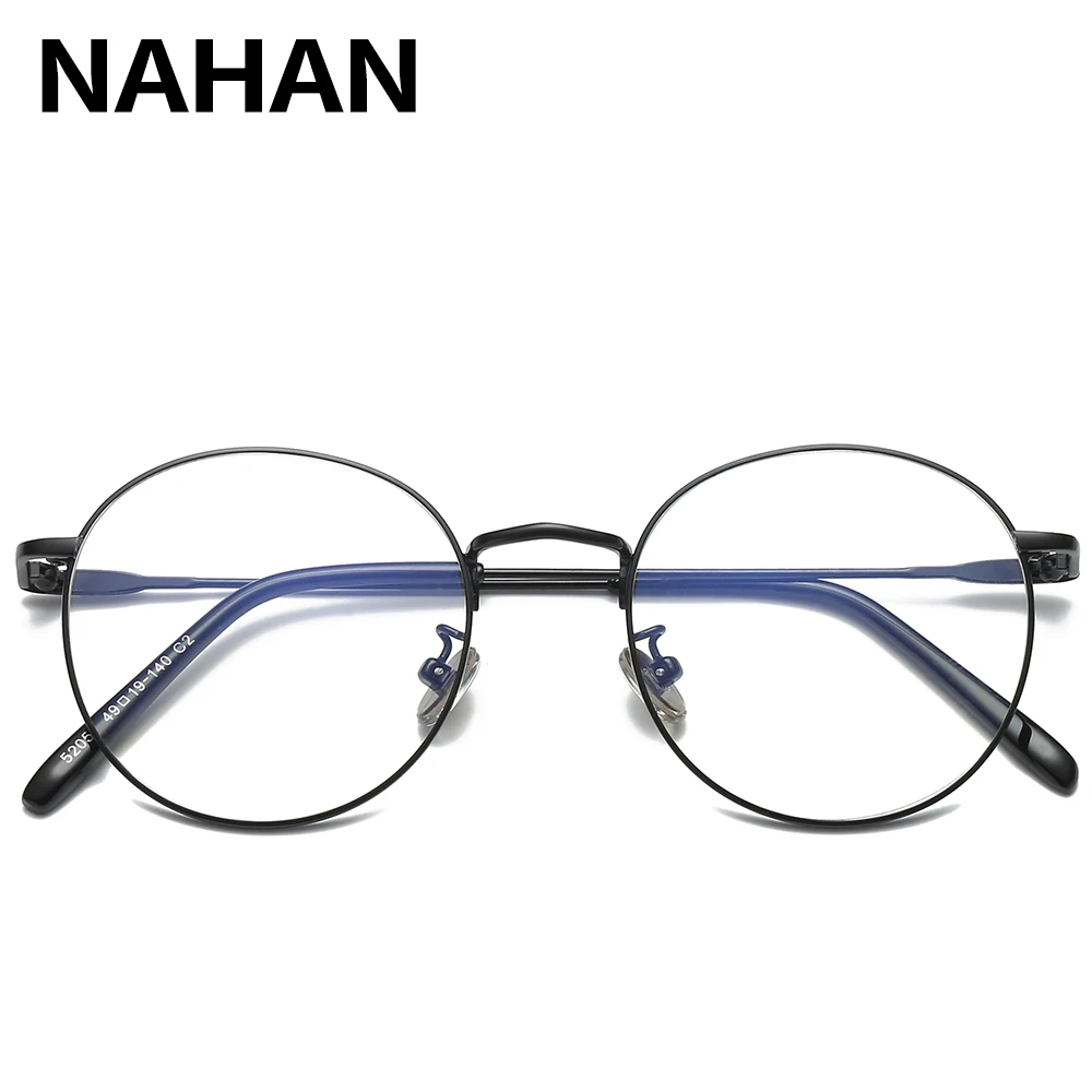 Women Men's Degree Goggles Frame Vintage Round Glasses with Transparent