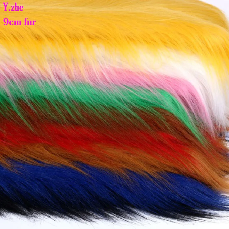 Najtaniej 150x50cm1pc dobry 9cm długie futro królik tkanina sztuczne futro miękki pluszowy tkanina sztuczne futro materiał do szycia dekoracje dla domu diy tkaniny futra