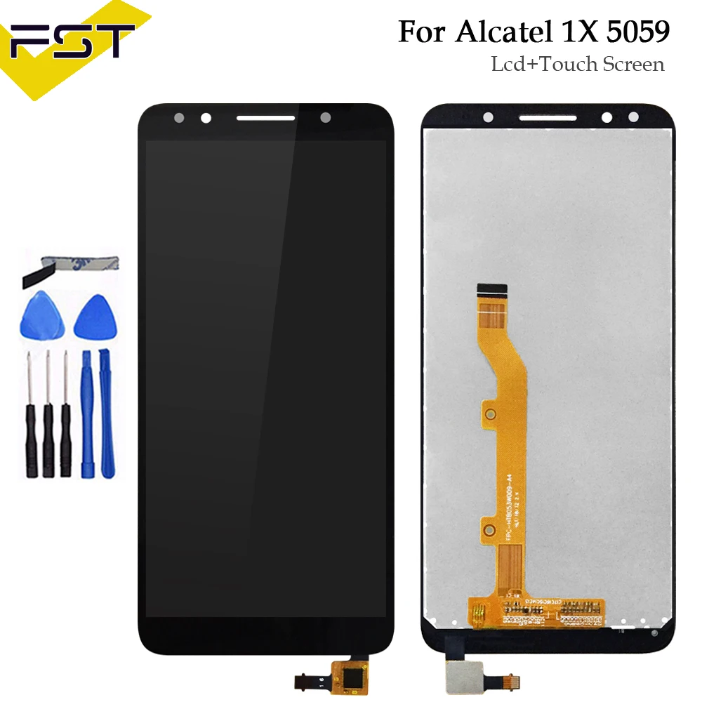 

5.3''For Alcatel 1X 5059D 5059 LCD Display + Touch Screen Digitizer Assembly Replacement for Alcatel 1X 5059D 5059X 5059Y