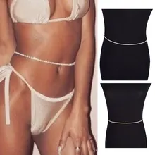 Цепочка, подарки, модный шарм, бикини, блестка, талия, блестки, цепи, свадебные, Fabala, вечерние ювелирные изделия, серебряное тело, винтажное, золотое