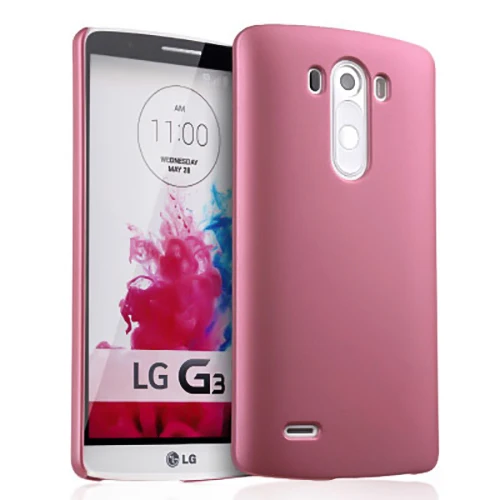 Матовая Пластик Coque 5.5For Lg G3 чехол для Lg G3 D855 D856 D857 D859 телефона чехол-лента на заднюю панель - Цвет: pink