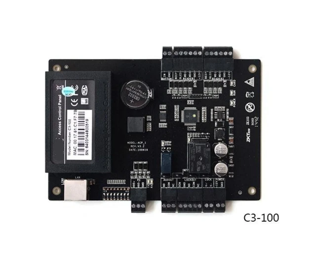 

C3-100 zk access control panel linux system TCP/IP communication one door access control system