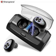Shengtena TWS наушники IPX5 водонепроницаемые Bluetooth 5,0 Беспроводные наушники с зарядным устройством Bluetooth наушники для спорта и телефона