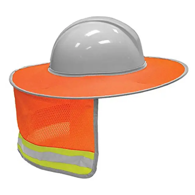 Outdoor Construction Safety Hard Hat Sun Shade Neck Shield Helmet