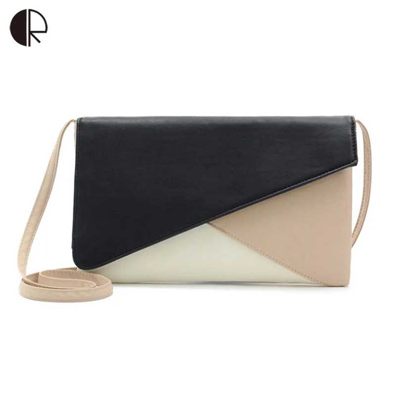 

Hot Sale European Style Women Bag Fashion Contrast Color Envelope High Quality Ladies' PU Messenger Bag BS471