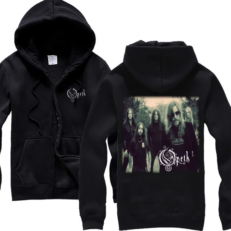 17 стилей Opeth хороший мягкий теплый хлопок на молнии Толстовка брендовая куртка тяжелый металл рок Толстовка Готический стиль sudadera спортивный костюм - Цвет: 10