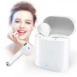 Мини Bluetooth наушники для Apple iPhone X Max 8 Беспроводные наушники гарнитура телефон в воздухе ухо вкладыши стручки