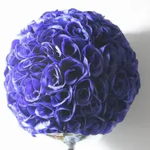 SPR 25 см Королевский синий помандер Свадебный Цветочный шар, цветочный шар, украшение праздника цветок
