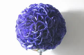 

SPR SPR 25cm royal blue pomander wedding flower ball,kissing flower ball,celebration decoration flower