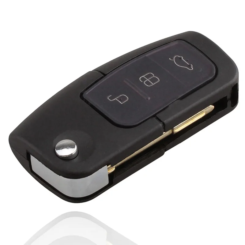

3 Button Flip Remote Key Fob Keyless Entry 4D-60 Chip For Ford BA Falcon FPV XR6 & SX Territory 433MHZ